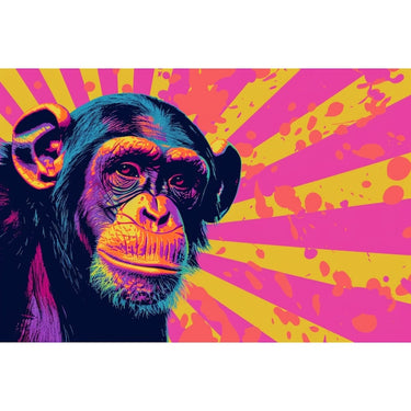 Monkey Pop Art Painting